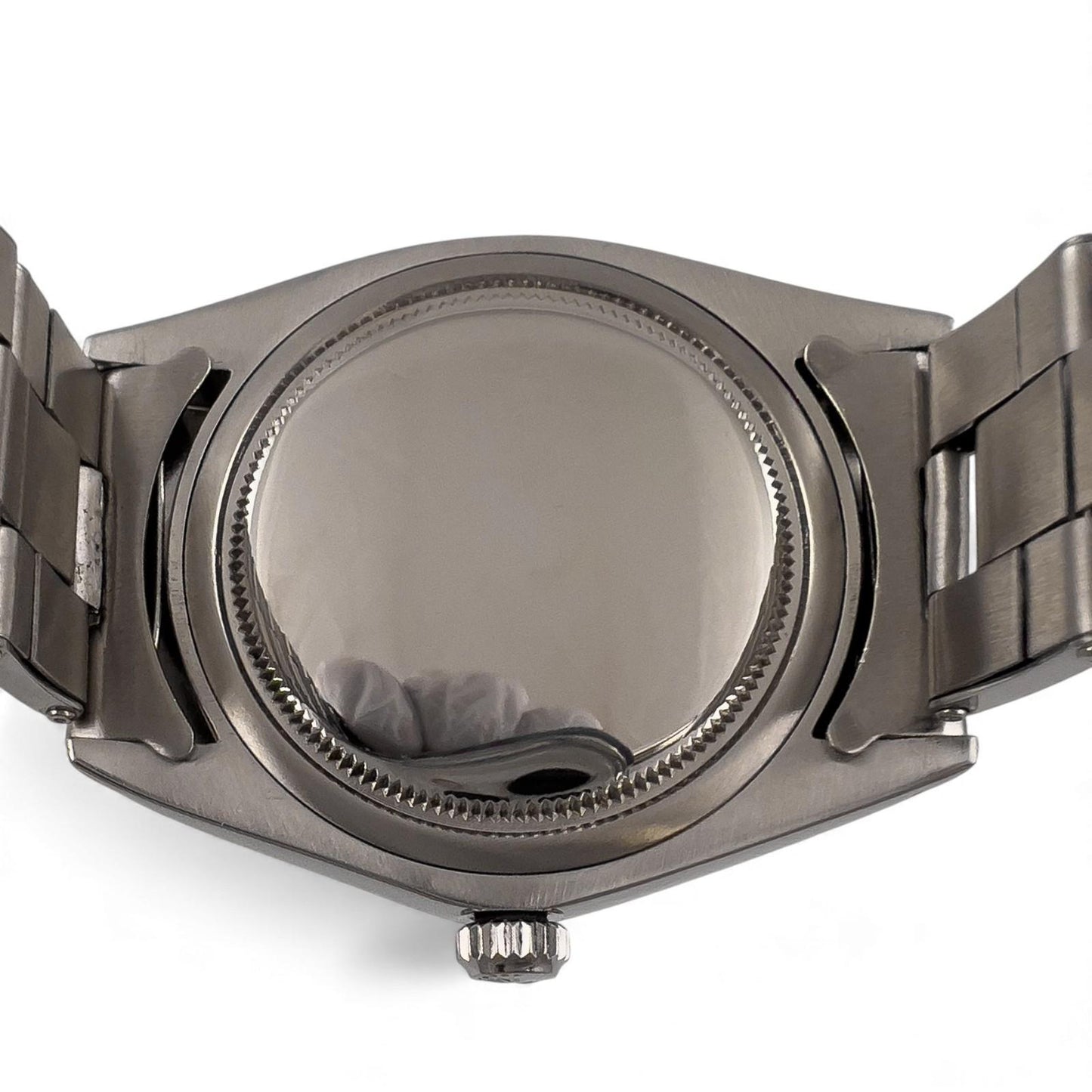 Rolex Oyster Date Precision 6694 Silver Dial Stainless Steel Smooth Bezel 34mm