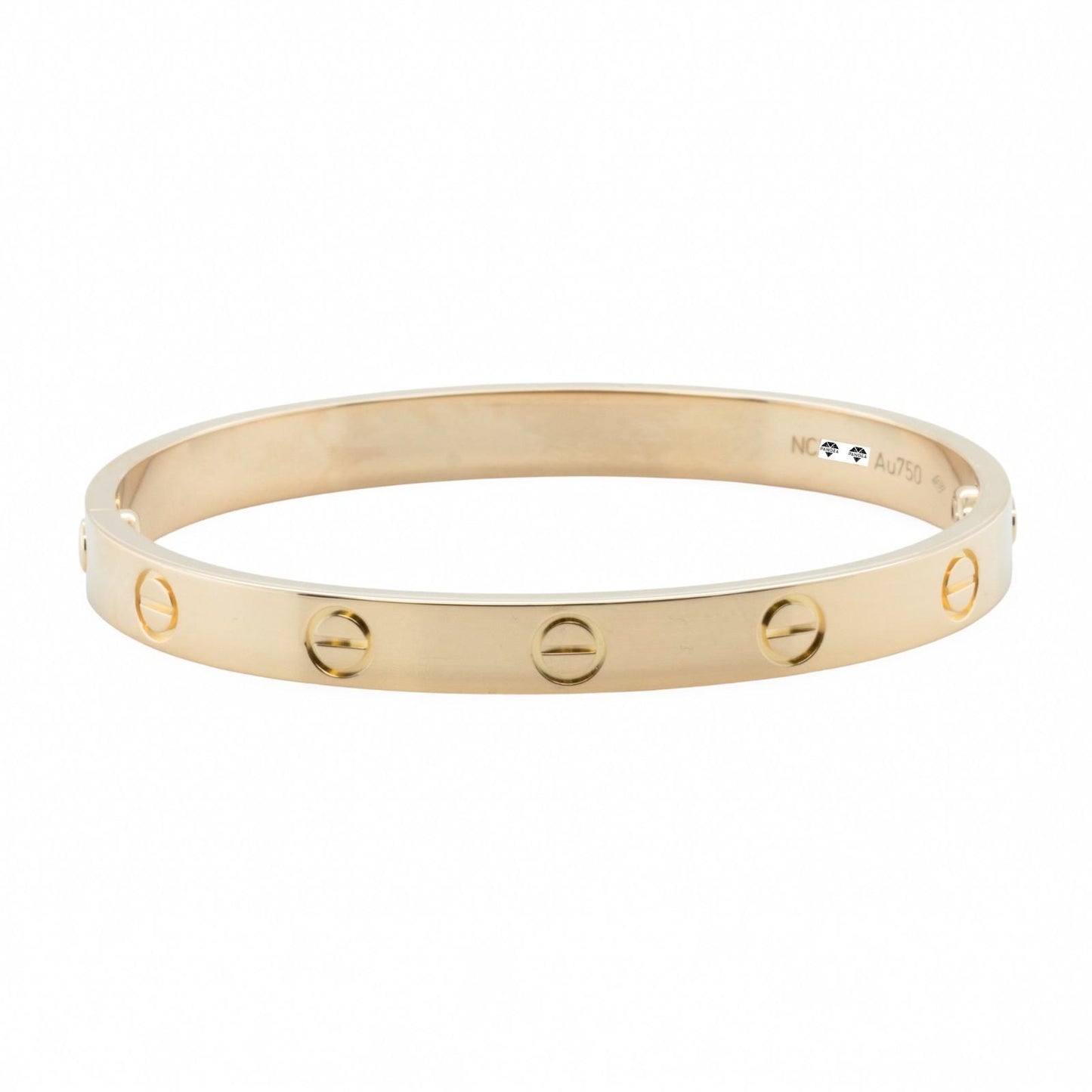 2021 Cartier Love 18k Yellow Gold Classic Bracelet Size 16 BAG BOX RCPT + CERT