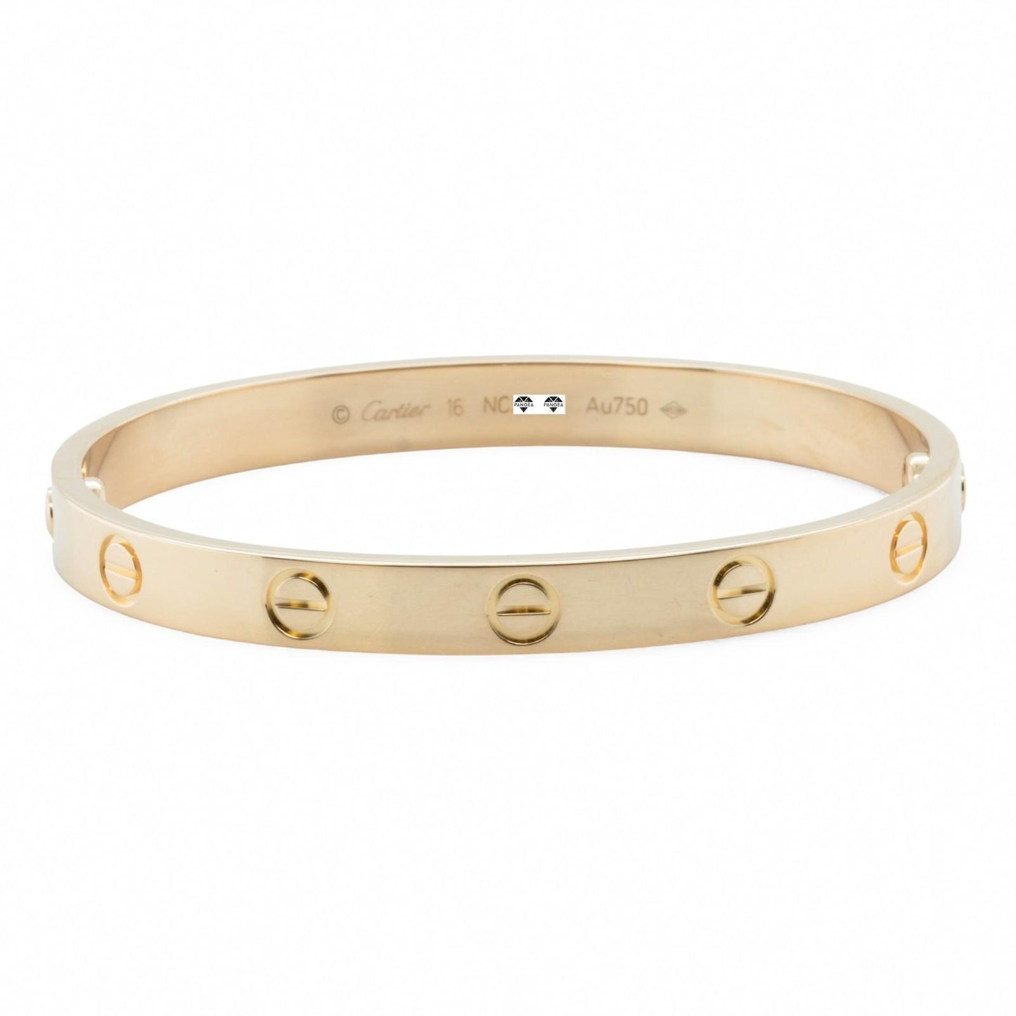 2021 Cartier Love 18k Yellow Gold Classic Bracelet Size 16 BAG BOX RCPT + CERT