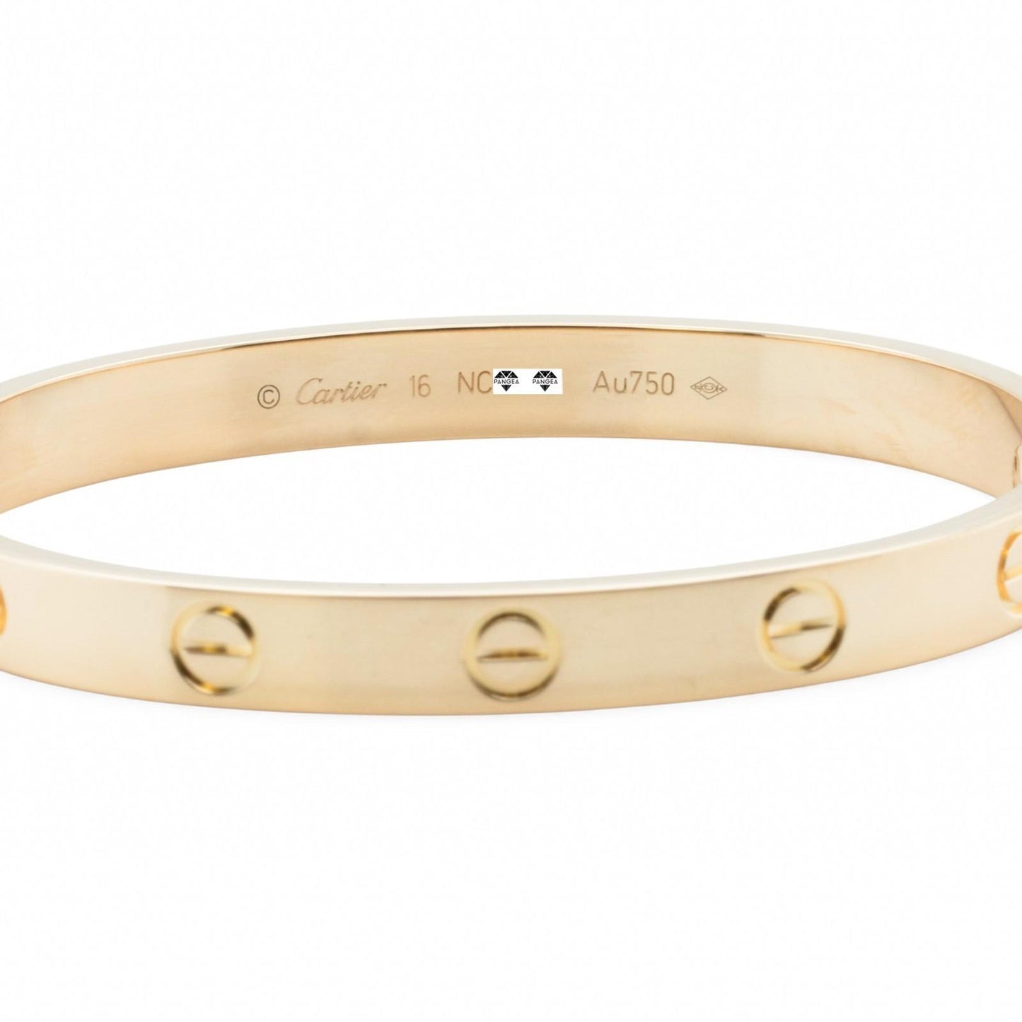 2021 Cartier Love 18k Yellow Gold Classic Bracelet Size 16 BAG BOX RCPT + CERT