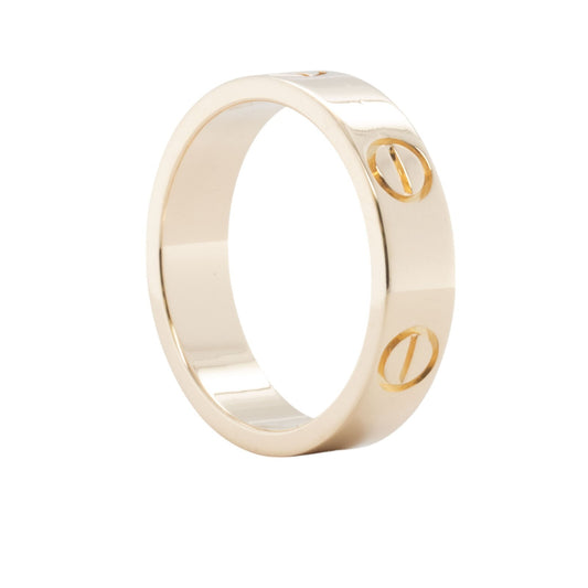 Cartier LOVE 18k Yellow Gold 5.5MM Wedding Band Ring Size 61 US 9.5
