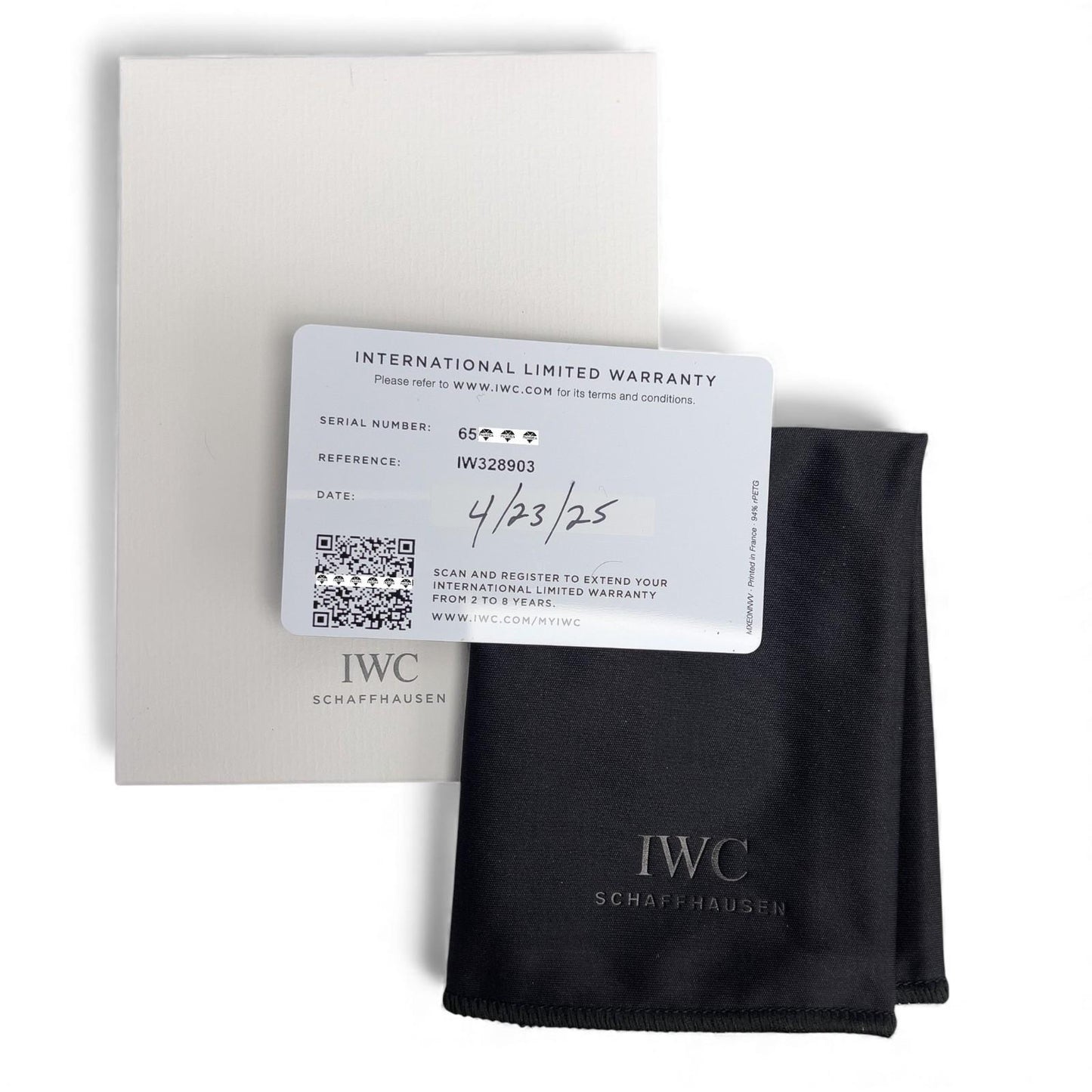 IWC Ingenieur Aqua Blue Green Dial 40mm Automatic Watch IW328903 BOX + PAPERS