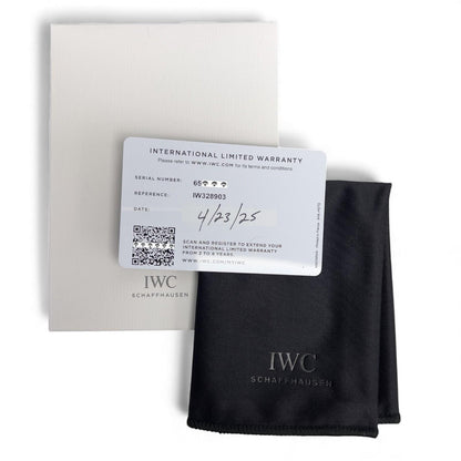 IWC Ingenieur Aqua Blue Green Dial 40mm Automatic Watch IW328903 BOX + PAPERS