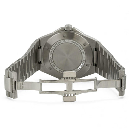 IWC Ingenieur Aqua Blue Green Dial 40mm Automatic Watch IW328903 BOX + PAPERS