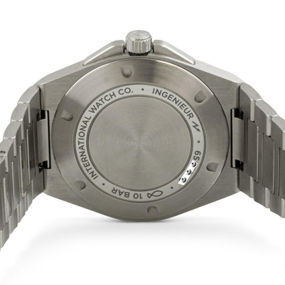 IWC Ingenieur Aqua Blue Green Dial 40mm Automatic Watch IW328903 BOX + PAPERS