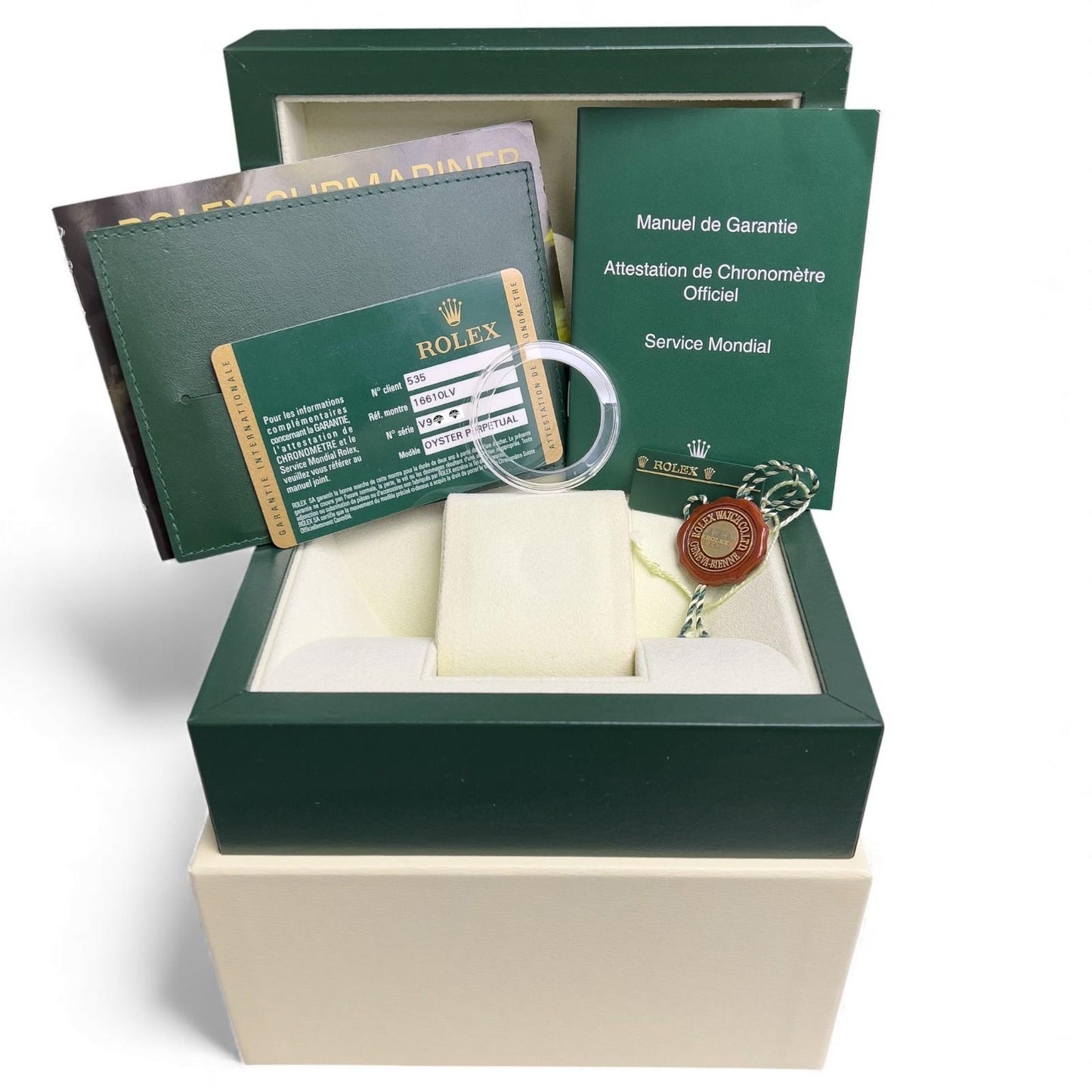 UNPOLISHED Rolex Submariner Kermit Green 40mm Watch 16610 LV 2008-9 BOX + PAPERS