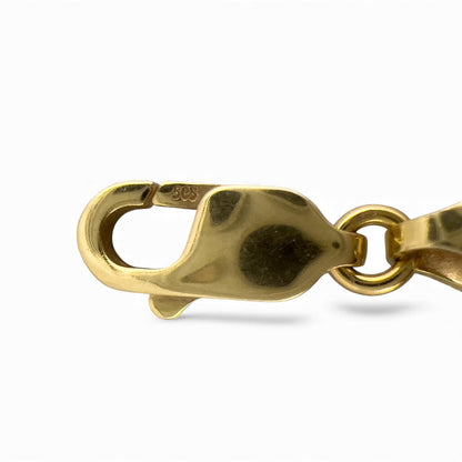 14k Yellow Gold Franco Link 4.00mm Boxy Cuban Chain Necklace 24" 52.0g
