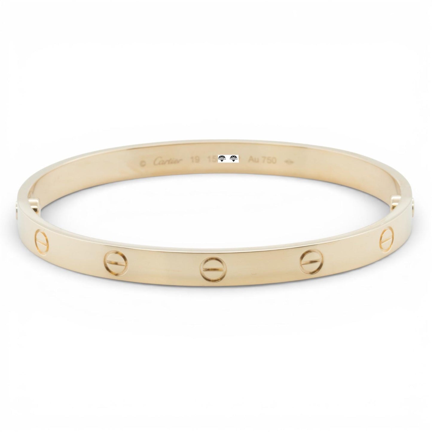 2025 Cartier LOVE 18k Yellow Gold NEW STYLE Classic Bracelet SZ 19 BAG BOX CERT