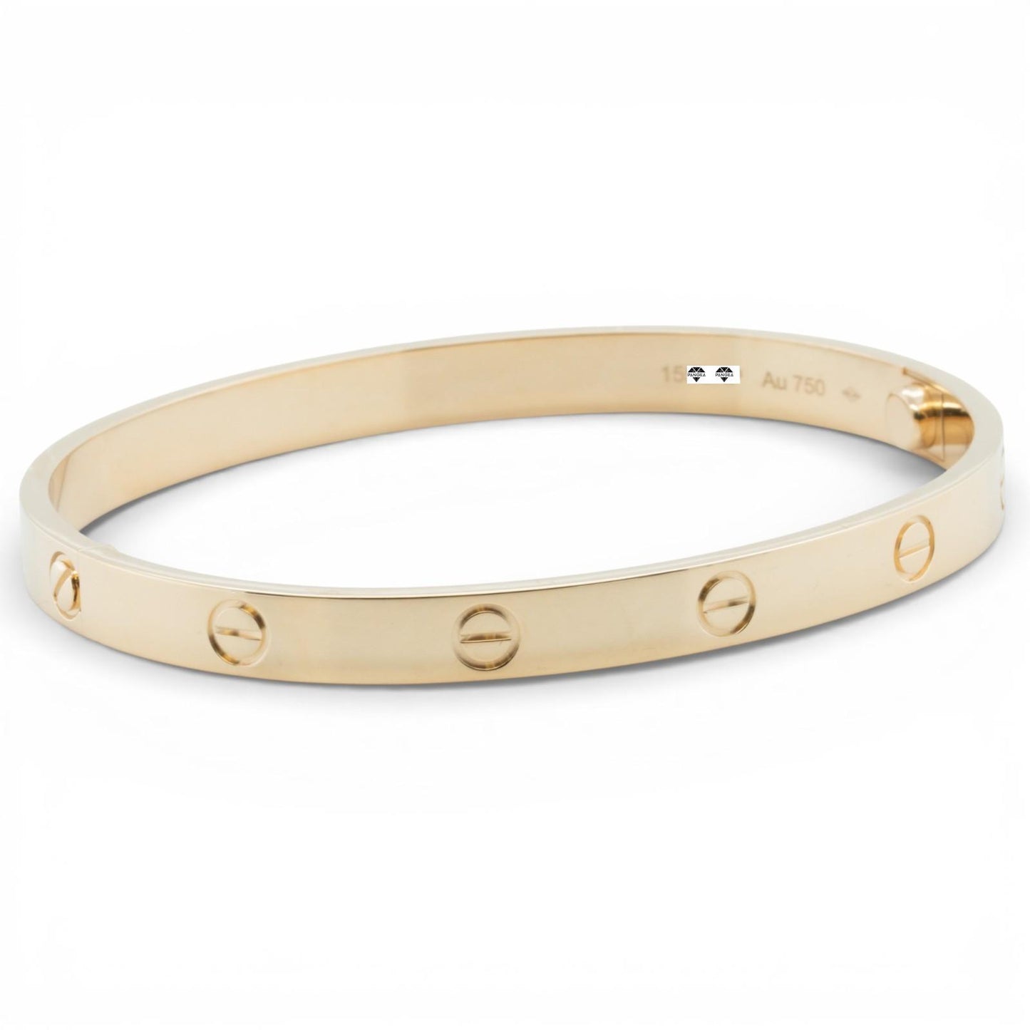 2025 Cartier LOVE 18k Yellow Gold NEW STYLE Classic Bracelet SZ 19 BAG BOX CERT