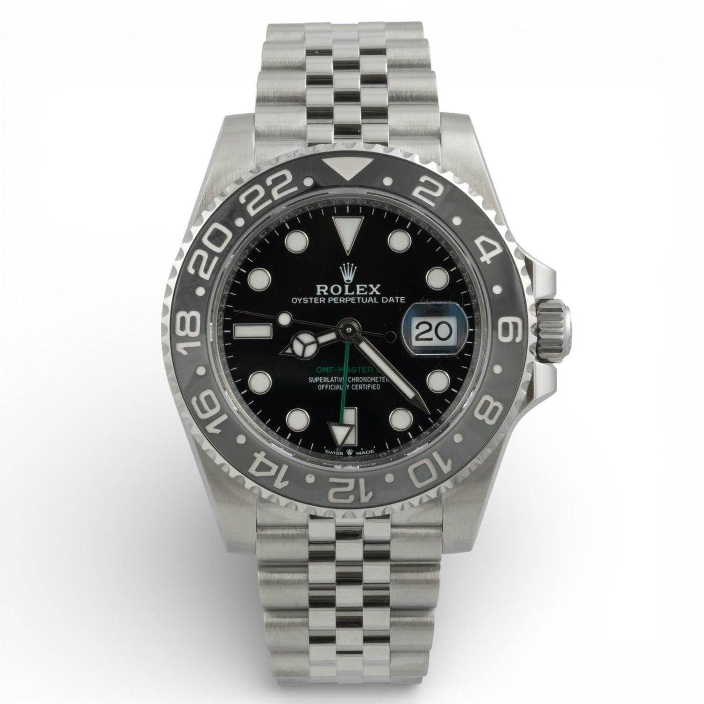 2025 Rolex GMT-Master II BRUCE WAYNE 126710 GRNR Steel JUBILEE 40mm BOX + PAPERS