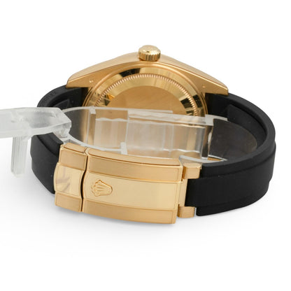 Rolex Sky-Dweller 18k Yellow Gold Champagne Oysterflex 42mm 336238 BOX + PAPERS