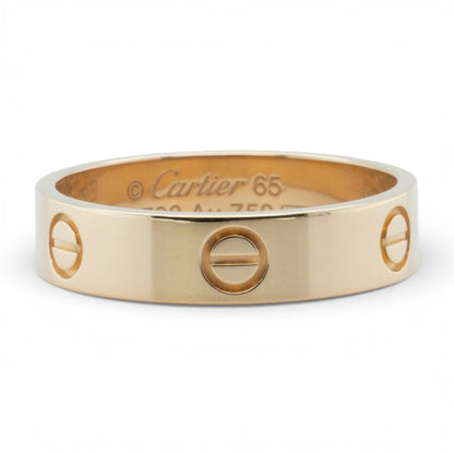 Cartier LOVE 18k Yellow Gold 5.5MM Wedding Band Ring Size 65 US 11 BOX & RECEIPT