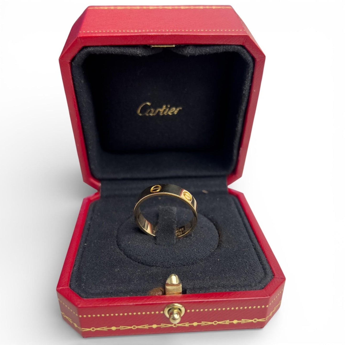 Cartier LOVE 18k Yellow Gold 5.5MM Wedding Band Ring Size 65 US 11 BOX & RECEIPT