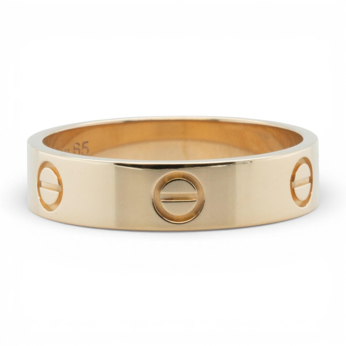 Cartier LOVE 18k Yellow Gold 5.5MM Wedding Band Ring Size 65 US 11 BOX & RECEIPT
