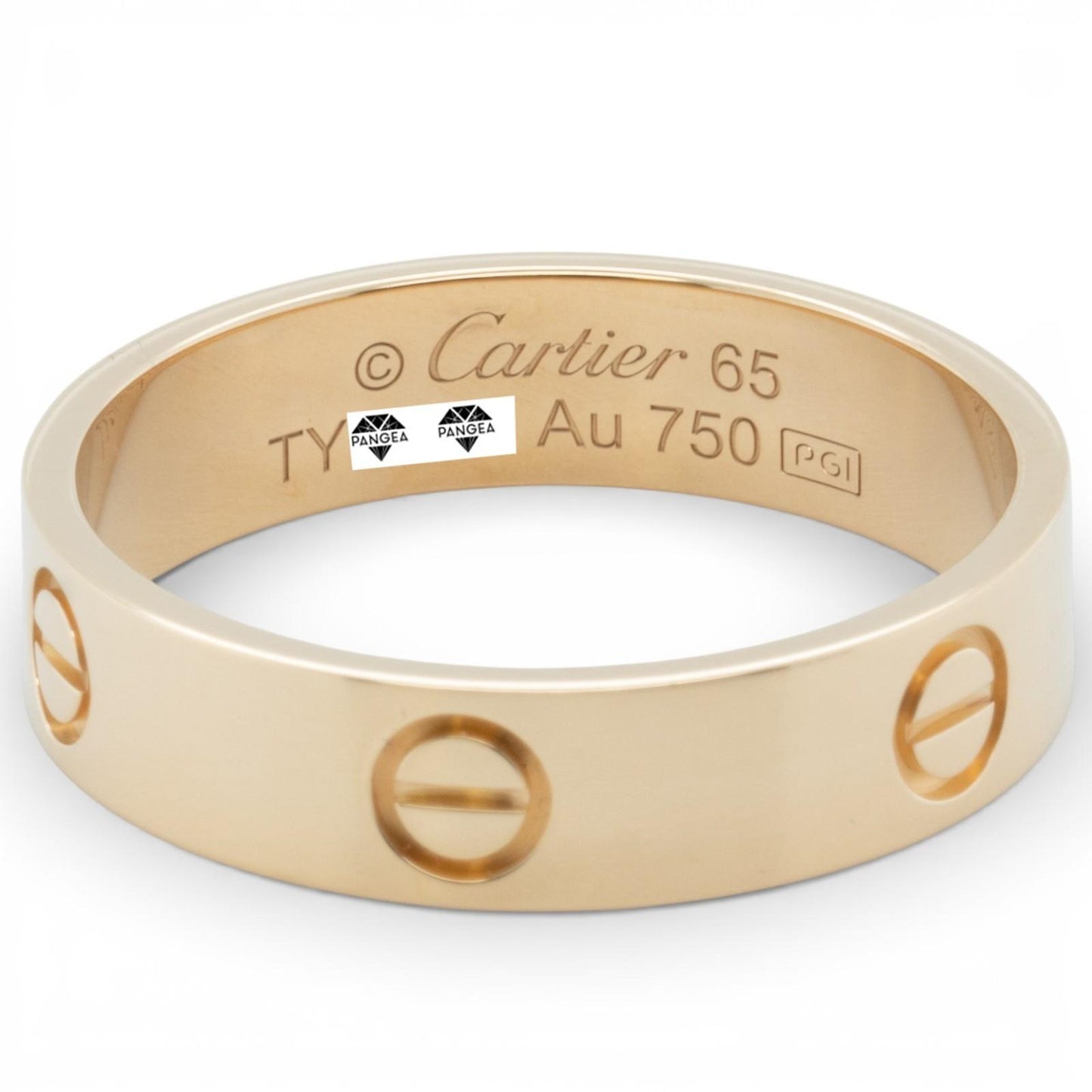 Cartier LOVE 18k Yellow Gold 5.5MM Wedding Band Ring Size 65 US 11 BOX & RECEIPT