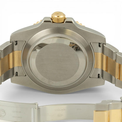 Rolex Submariner 18k Gold & Stainless Steel Blue 40mm 116613 LB BOX PAPERS