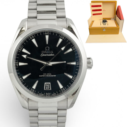 Omega Seamaster Aqua Terra Black 41mm Automatic 220.10.41.21.01.002 BOX + PAPERS