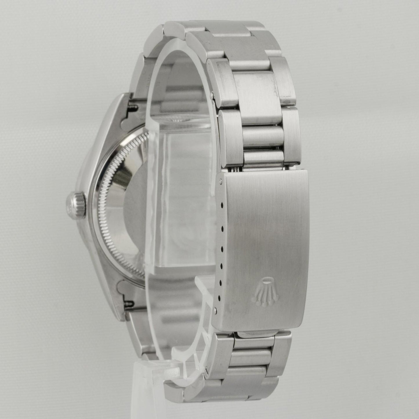 2000 Rolex Air King 14010M Black Dial 34mm Stainless Steel Engine Turned Watch