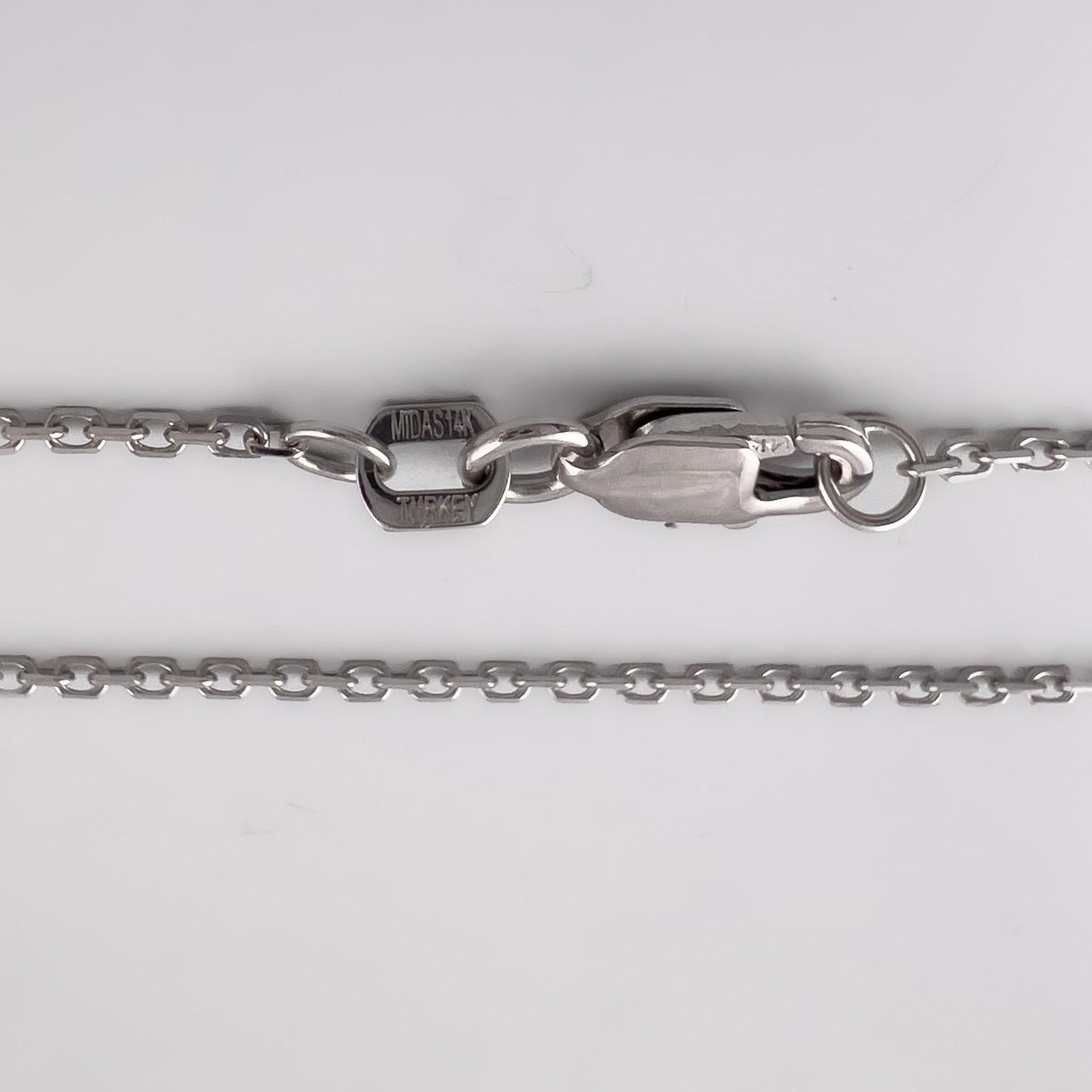 14k White Gold 11 Stone Diamond Cross Pendant Necklace 1.21ctw H-I SI2 4.7g