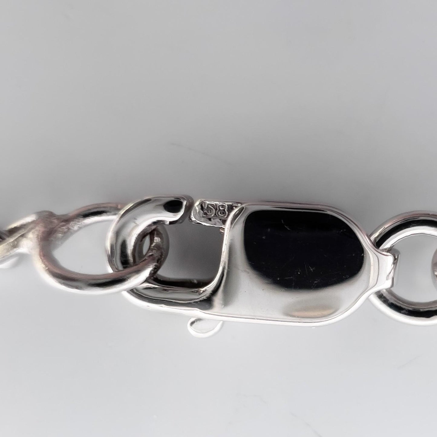 14k White Gold Diamond Triple Asymmetrical Circlet Pendant Necklace 18" 0.75ctw