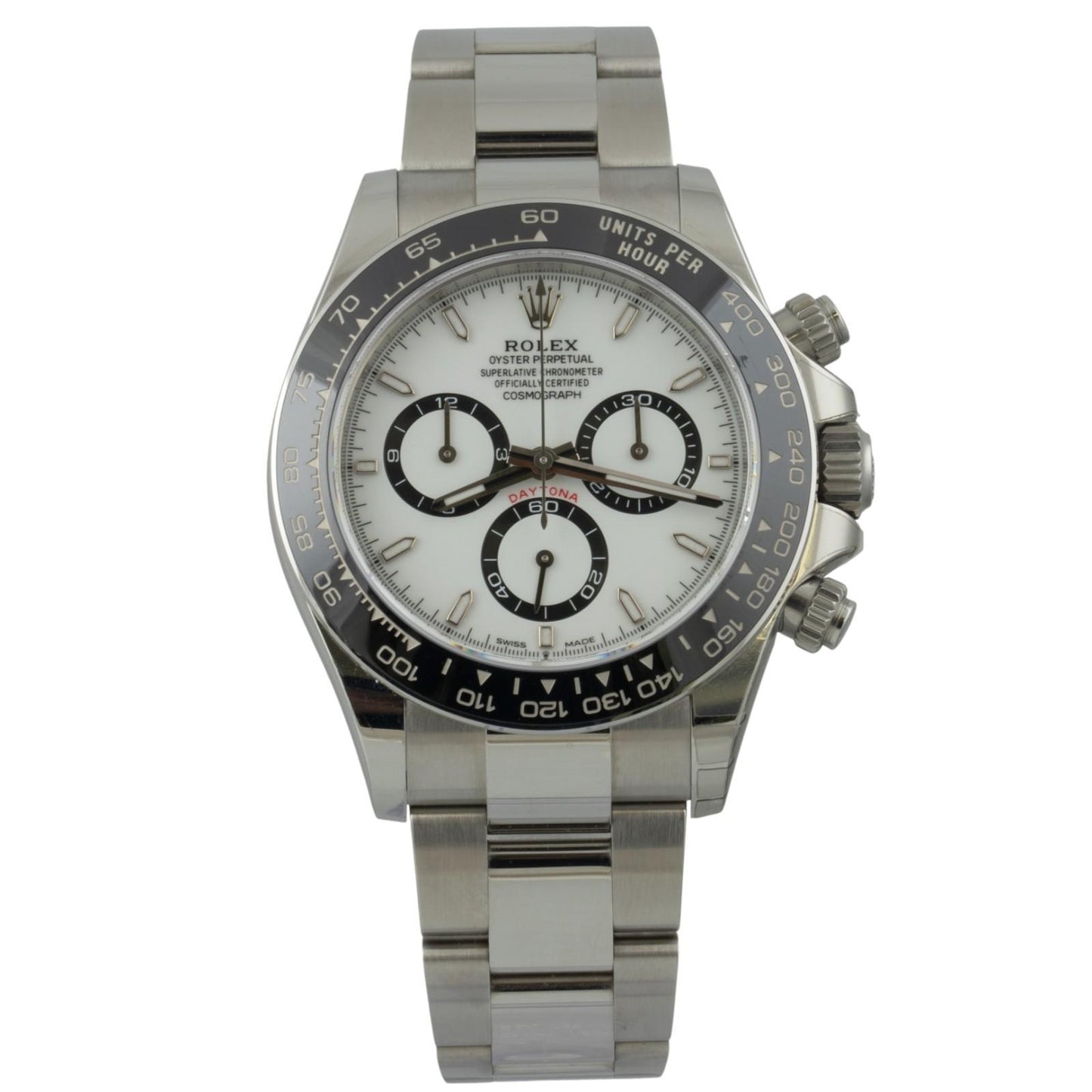 2024 Rolex Daytona Cosmograph White PANDA Ceramic Steel 40mm 126500LN BOX PAPERS