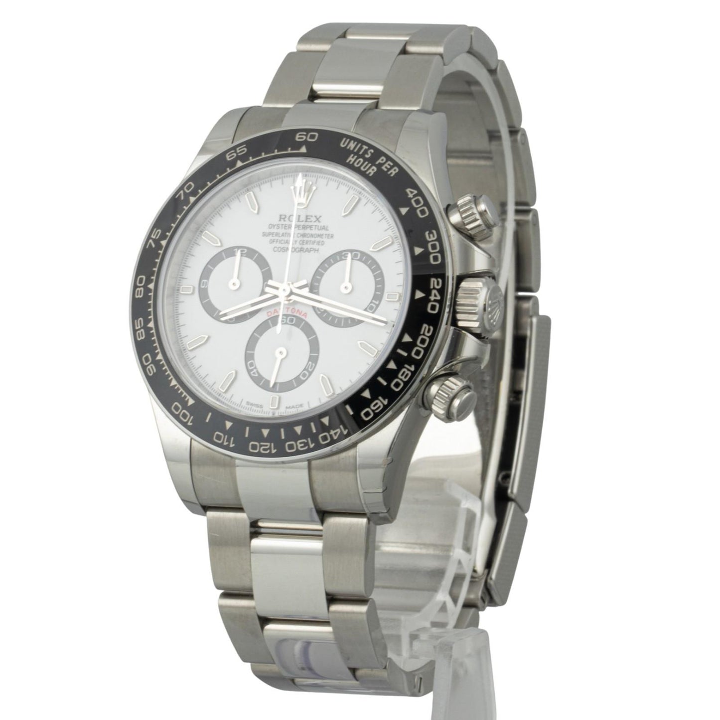 2024 Rolex Daytona Cosmograph White PANDA Ceramic Steel 40mm 126500LN BOX PAPERS