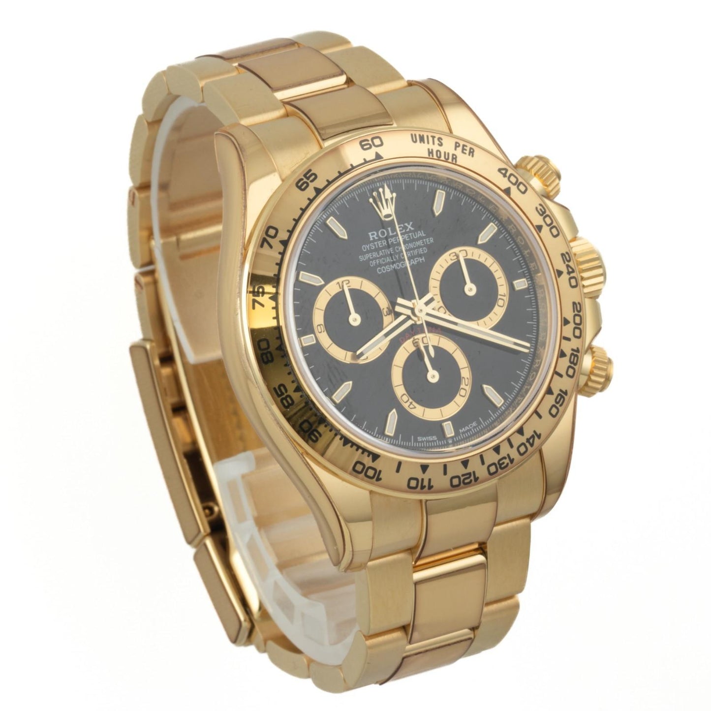 2025 Rolex Daytona Cosmograph 40mm Black 18k Yellow Gold 126508 BOX + PAPERS
