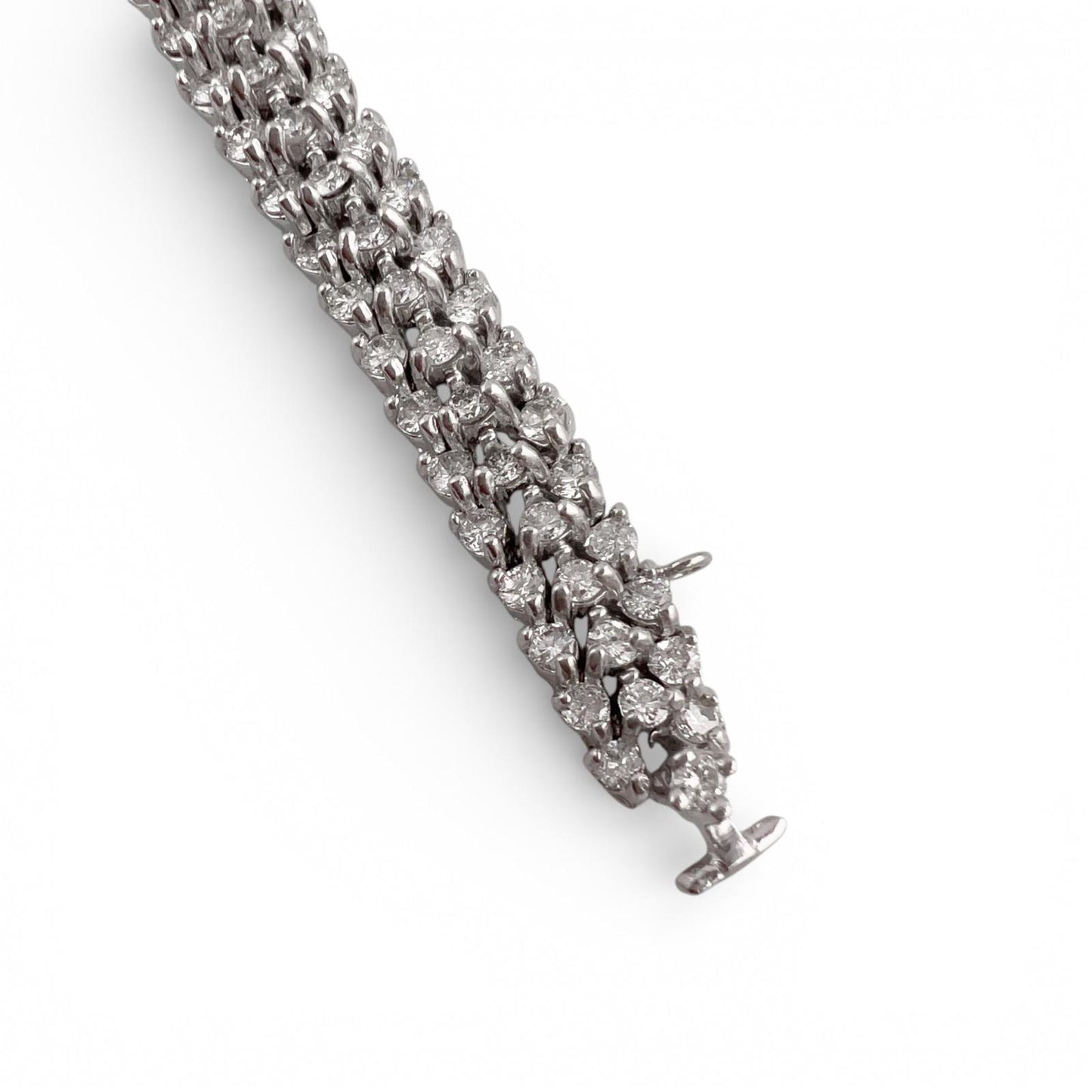 Vintage Omega Platinum 900 Diamond Ladies Hinged Cover Cocktail Watch 9.54ctw