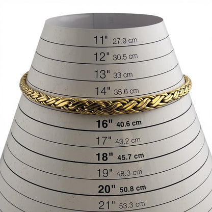 Tiffany & Co. 18k Yellow Gold Russian Weave Byzantine Braid Necklace 15" 37.8g