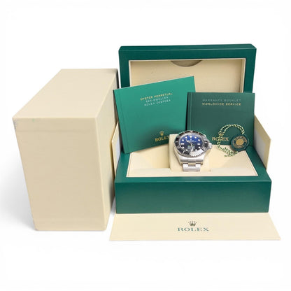 Rolex Sea-Dweller Deepsea James Cameron Steel 44mm Blue Black 126660 Watch + BOX