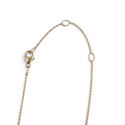 David Yurman Elements Reversible Onyx MOP 18k Gold 28mm Amulet Necklace 18"