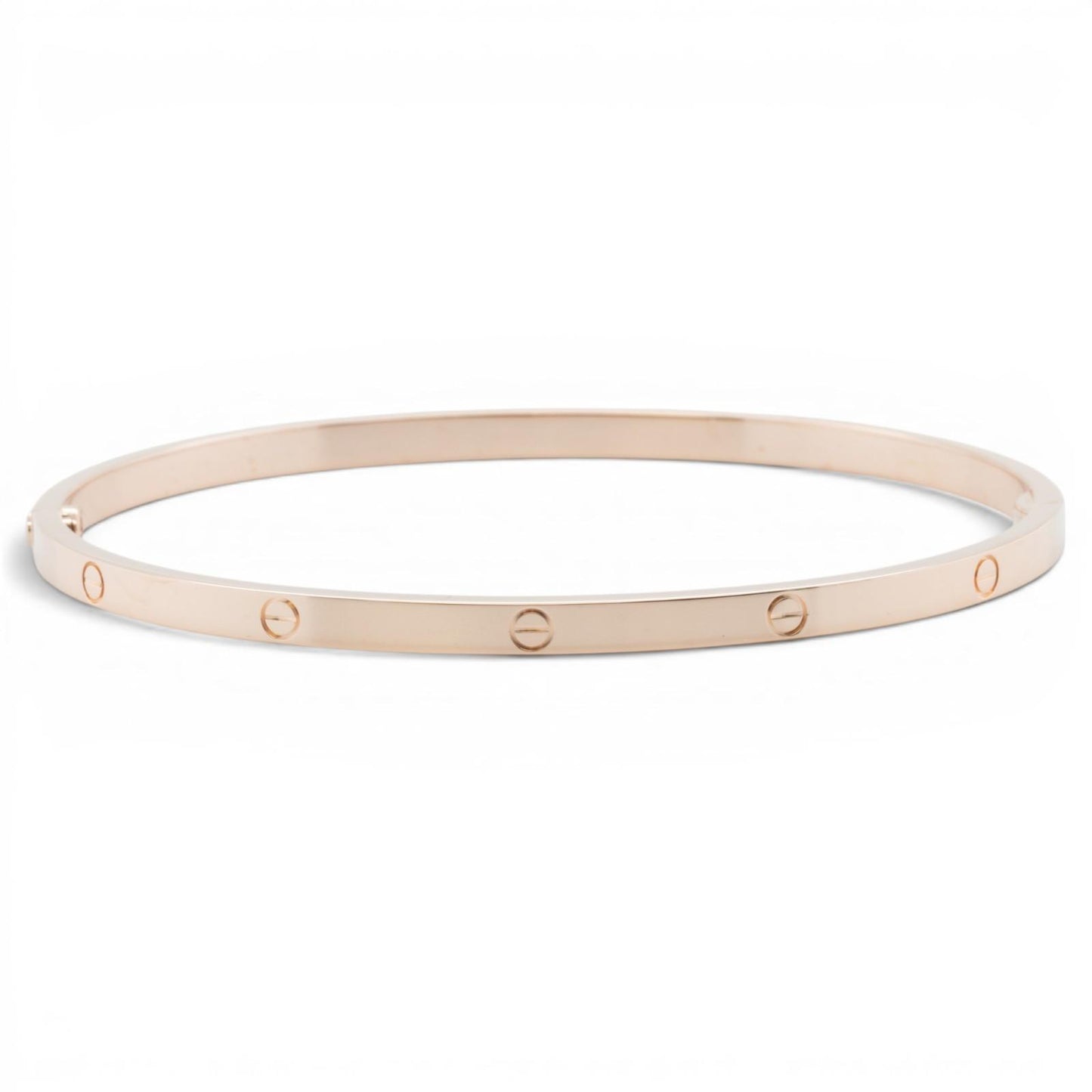 2020 Cartier Love Small 18k Rose Gold Bangle Bracelet Size 20 POUCH + RECEIPT