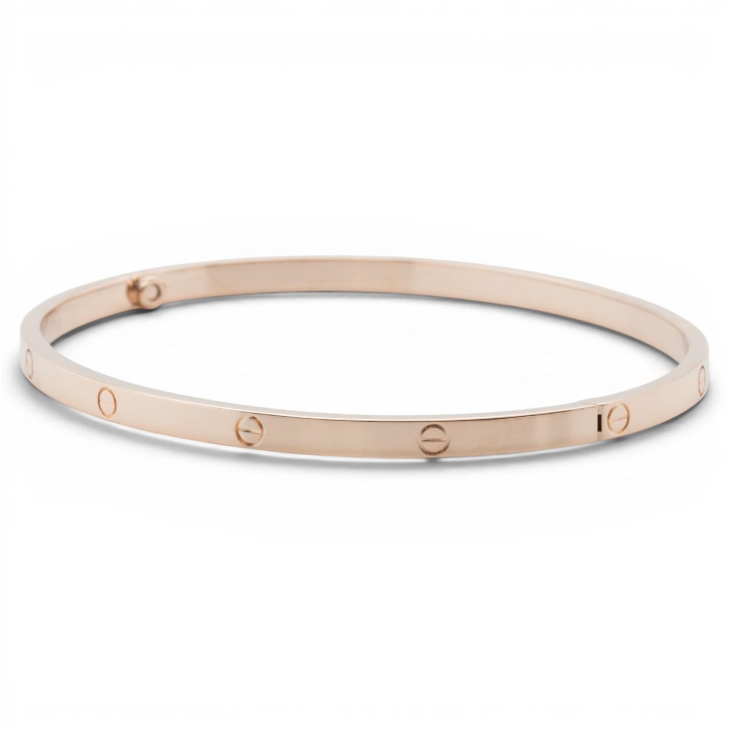 2020 Cartier Love Small 18k Rose Gold Bangle Bracelet Size 20 POUCH + RECEIPT