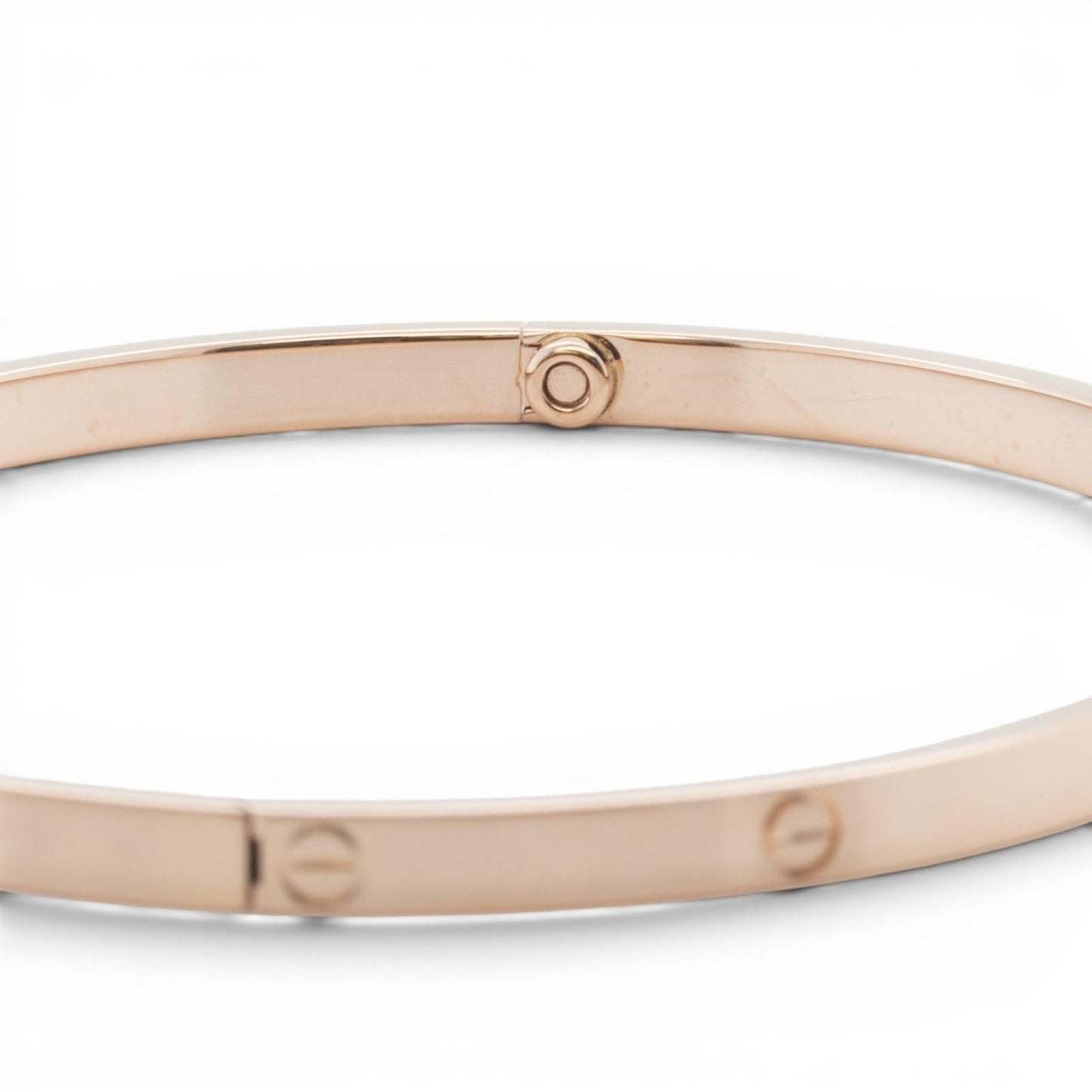 2020 Cartier Love Small 18k Rose Gold Bangle Bracelet Size 20 POUCH + RECEIPT