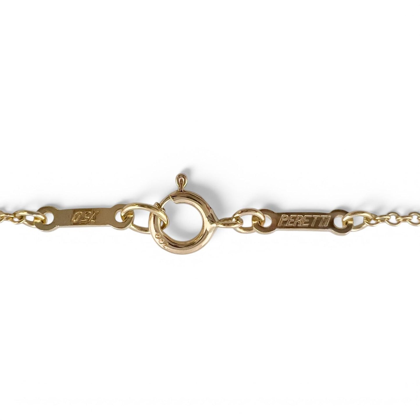 Tiffany & Co. Crucifix Cross Elsa Peretti 18k Yellow Gold Pendant Necklace 28"