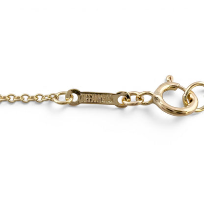 Tiffany & Co. Crucifix Cross Elsa Peretti 18k Yellow Gold Pendant Necklace 28"