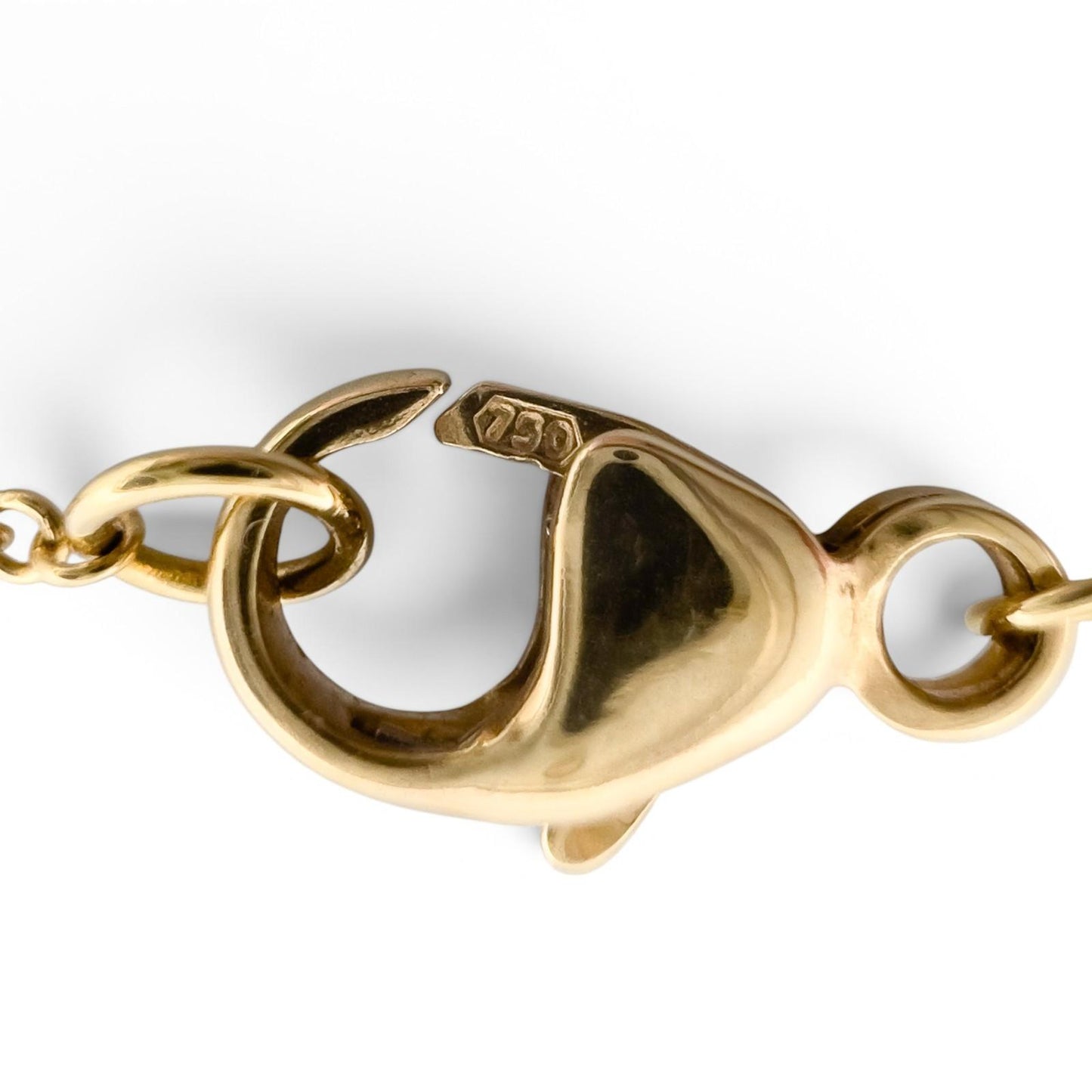 Tiffany & Co. Elsa Peretti 36mm Open Heart 18k Yellow Gold Necklace 26" SPAIN