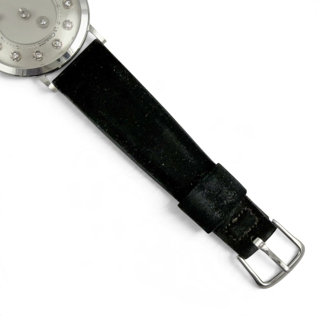 Jaeger LeCoultre Galaxy Mystery 14k White Gold Silver Diamond Dial 33mm w/ BOX