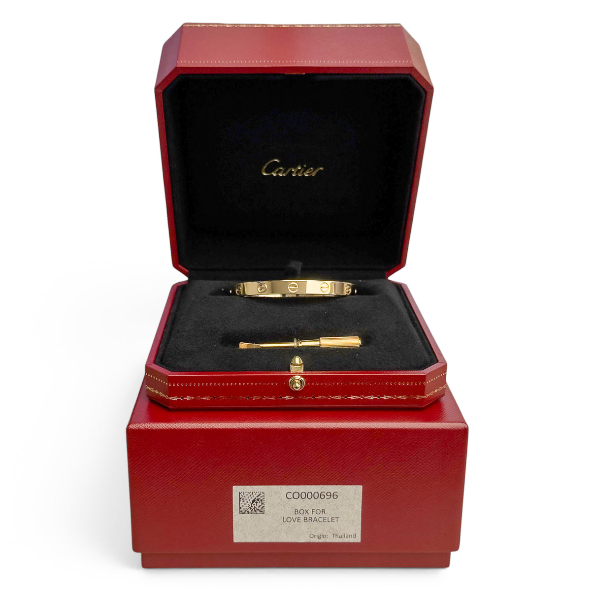 artier Love Classic 18k Rose Gold Bracelet Size 16 RECEIPT BOX & CERT 2021