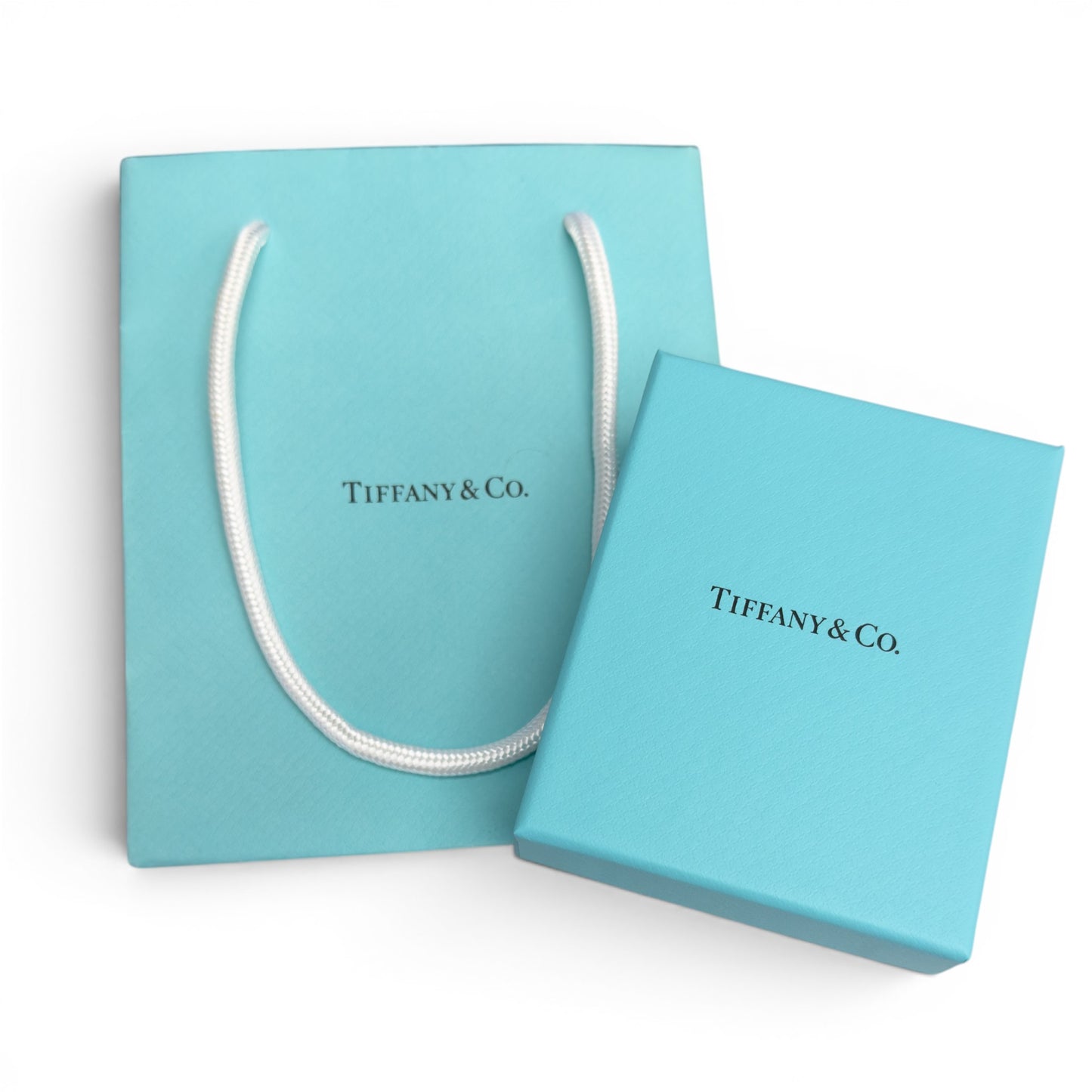 Tiffany & Co. 18k White Gold Atlas Roman Numeral Bangle Bracelet Italy BAG BOX
