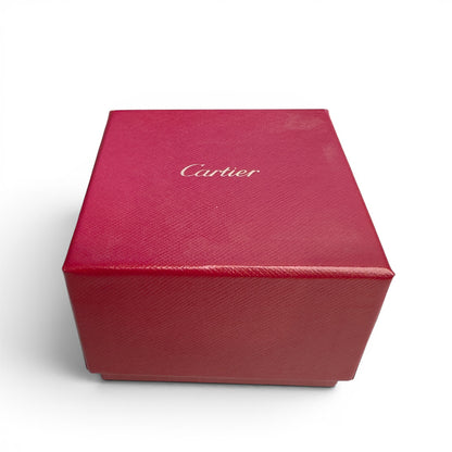 Cartier LOVE 18k White Gold 5.5MM Wedding Band Ring Size 53 US 6.25 w/ BOX