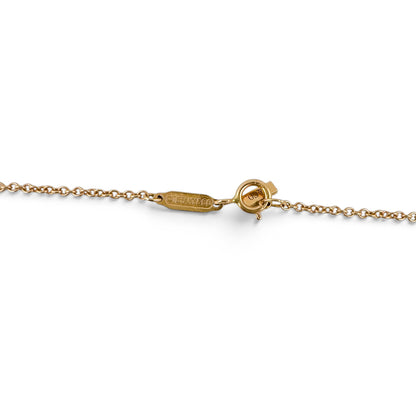 Tiffany & Co. Tiffany T Smile Diamond 18k Rose Gold Necklace 0.10ctw 17.5" BOX