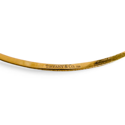 Tiffany & Co. Tiffany T Smile Diamond 18k Rose Gold Necklace 0.10ctw 17.5" BOX