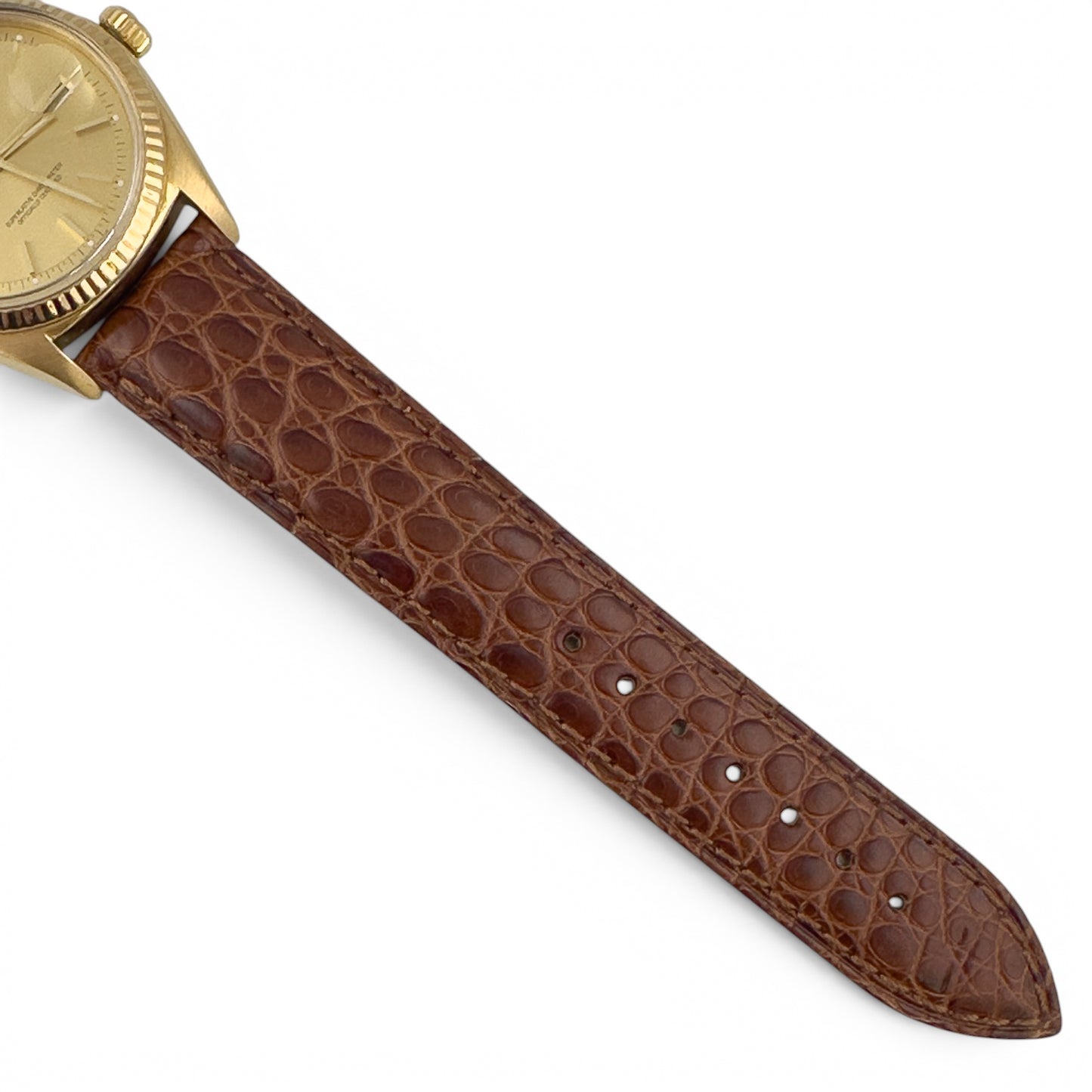 1969 Rolex Day-Date President 1803 Champagne 18k Yellow Gold 36mm Vintage Watch