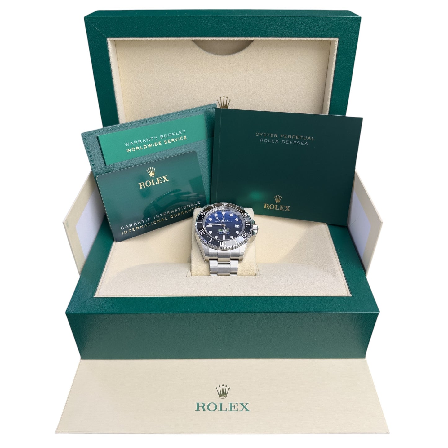 Rolex Sea-Dweller Deepsea James Cameron 44mm Blue Black 136660 Watch BOX PAPERS