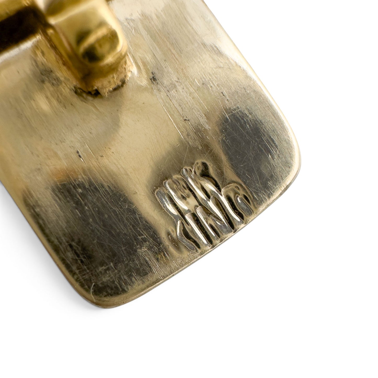 Arthur King Lost-Wax Casting Molten Freeform Brutalist 18k Yellow Gold Bracelet