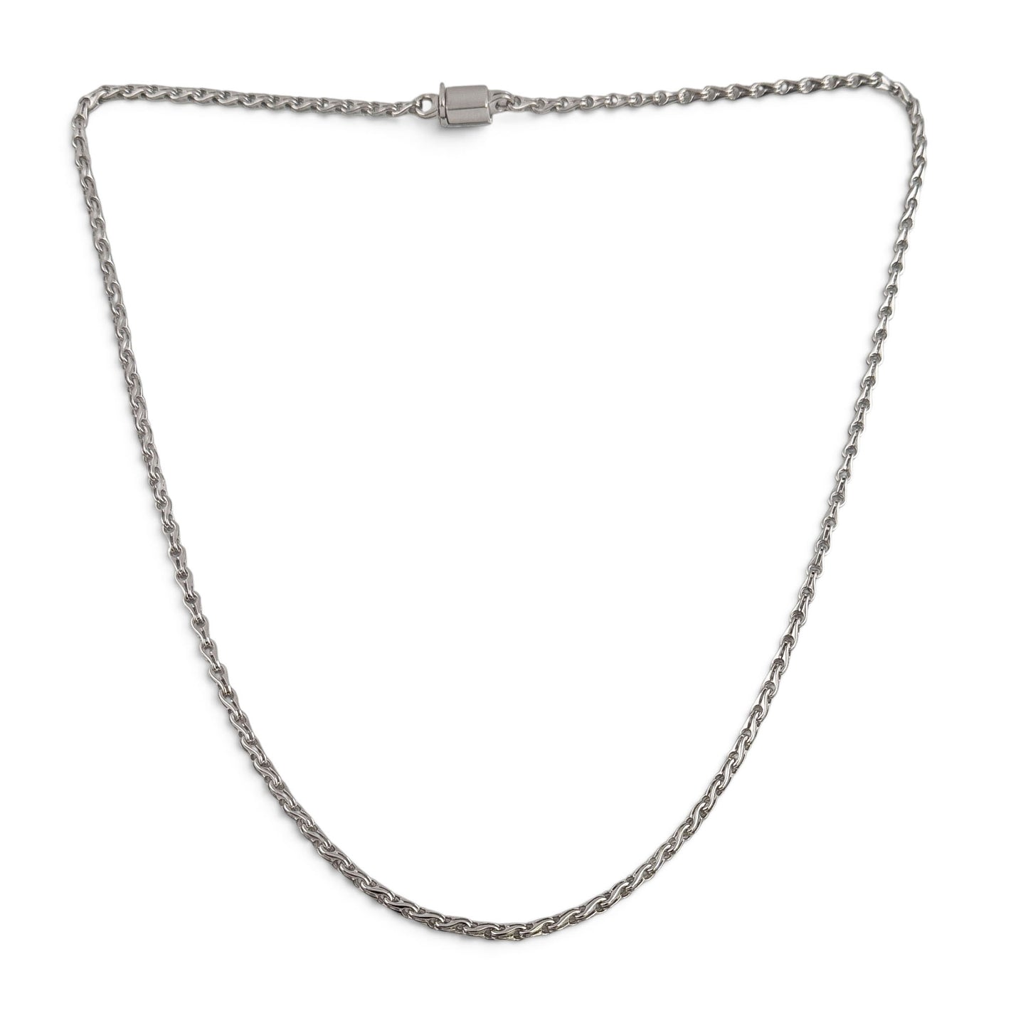 Di Modolo Milano Falco Link 18k White Gold 3.50mm Chain Necklace 23.5" 31.8g