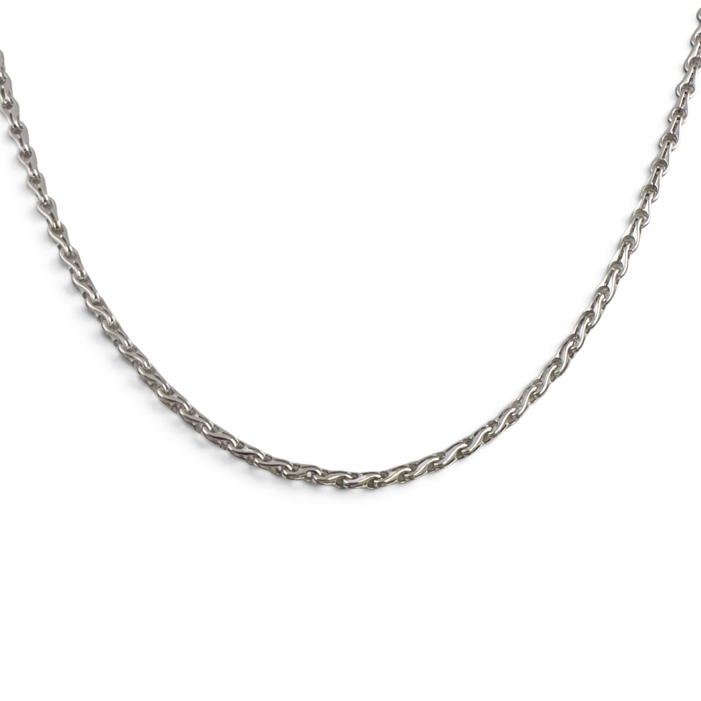 Di Modolo Milano Falco Link 18k White Gold 3.50mm Chain Necklace 23.5" 31.8g