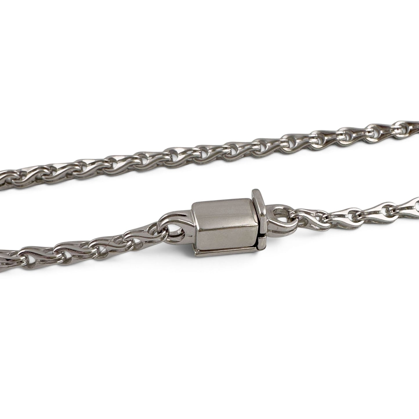 Di Modolo Milano Falco Link 18k White Gold 3.50mm Chain Necklace 23.5" 31.8g
