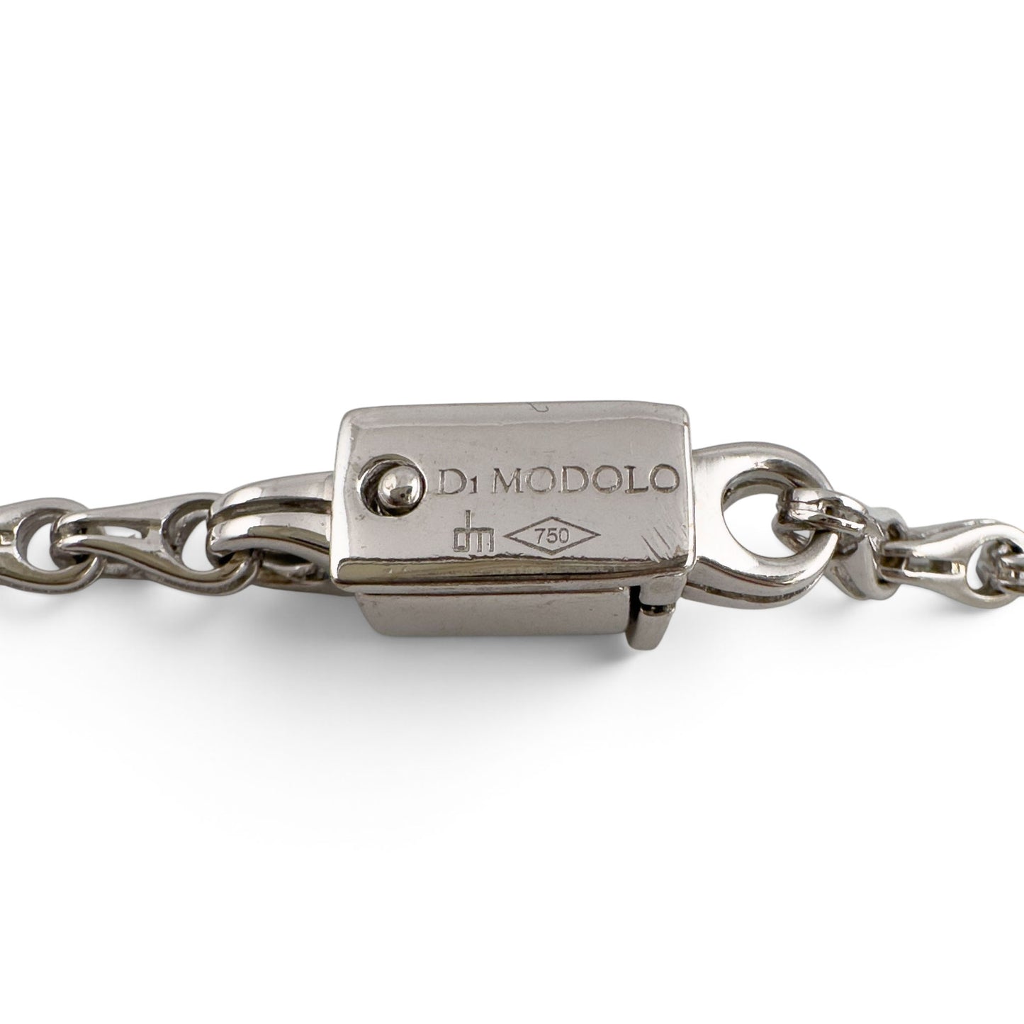 Di Modolo Milano Falco Link 18k White Gold 3.50mm Chain Necklace 23.5" 31.8g
